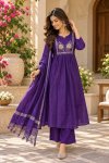 Ff Mul Chanderi With Inner With Heavy Work Kurti With Bottom Dupatta